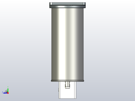 BKMJ(0.4～0.48)-10kvar-3自愈式低电压并联电容器三维模型202202右视缩略图