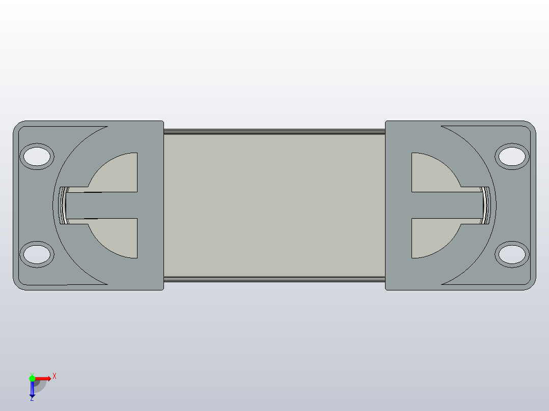 BKMJ(0.4～0.48)-10kvar-3自愈式低电压并联电容器三维模型202202俯视图