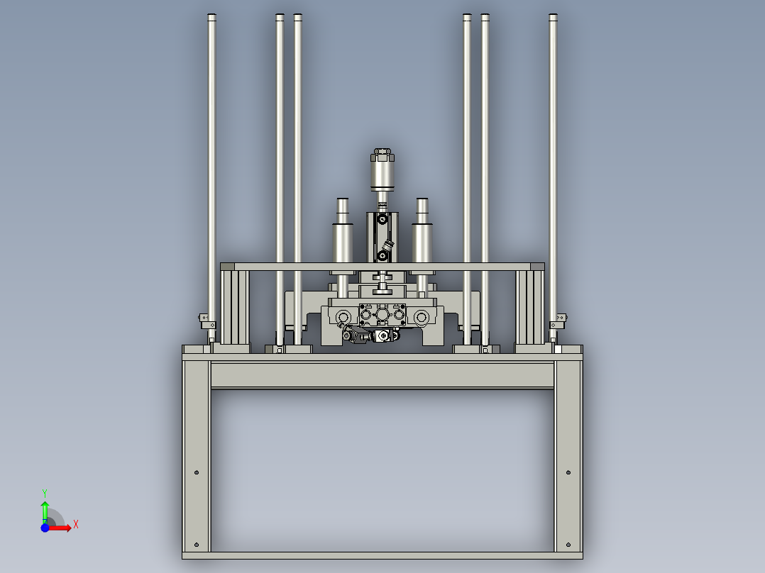 JHZB-托盘料框组A前视图