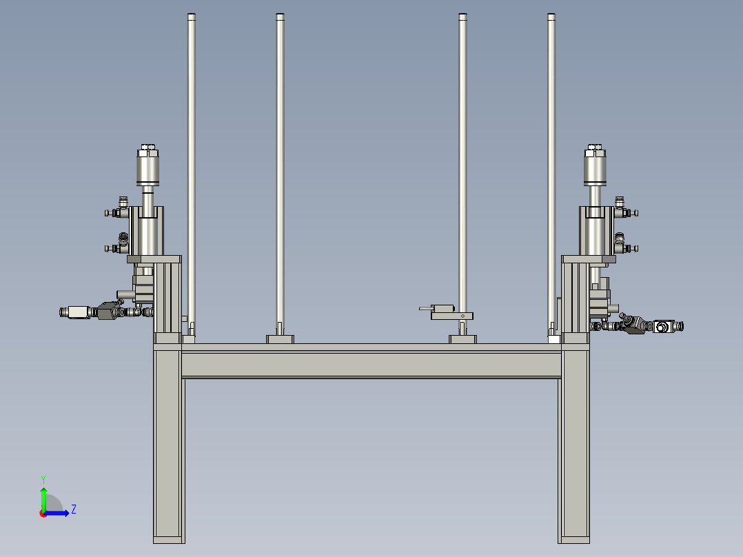 JHZB-托盘料框组A左视图