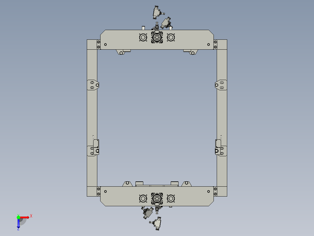 JHZB-托盘料框组A俯视图