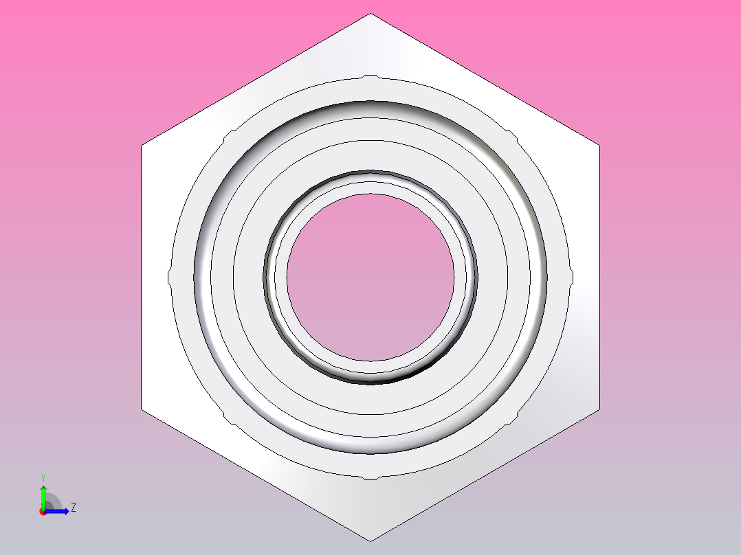 标准液压接头1GU46-8-8左视图