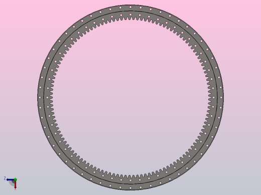 内齿式四点接触球轴承_013.60.2500