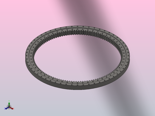 内齿式四点接触球轴承_013.60.2500正等轴测缩略图