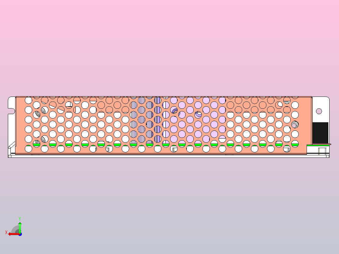 明纬开关电源适配器变压器RT-125B后视图