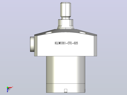 HLLW0361-CTH-025气检夹紧器俯视缩略图