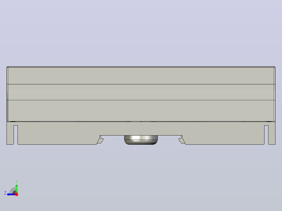 连接端子块 T1615 1p 15x5.3mm。颜色绿色右视图