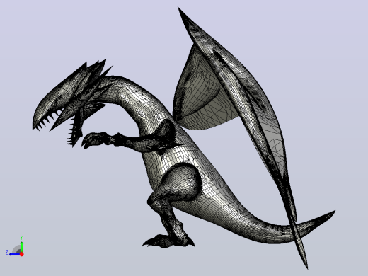 white-dragon-blue-eyes动漫人物游戏右视缩略图