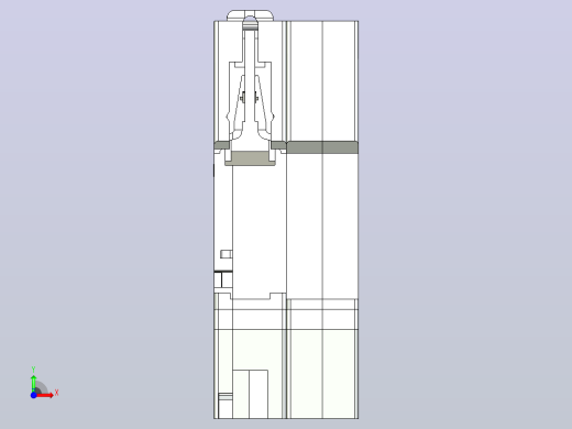 NB2LE-40ZT 1P&amp;N剩余电流动作断路器三维模型202404前视缩略图