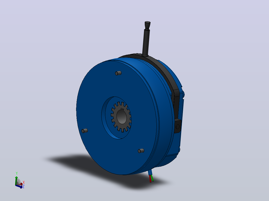 MD-B型电磁圆盘式制动器_MD17-160-B-30-RL-DC24V主视图