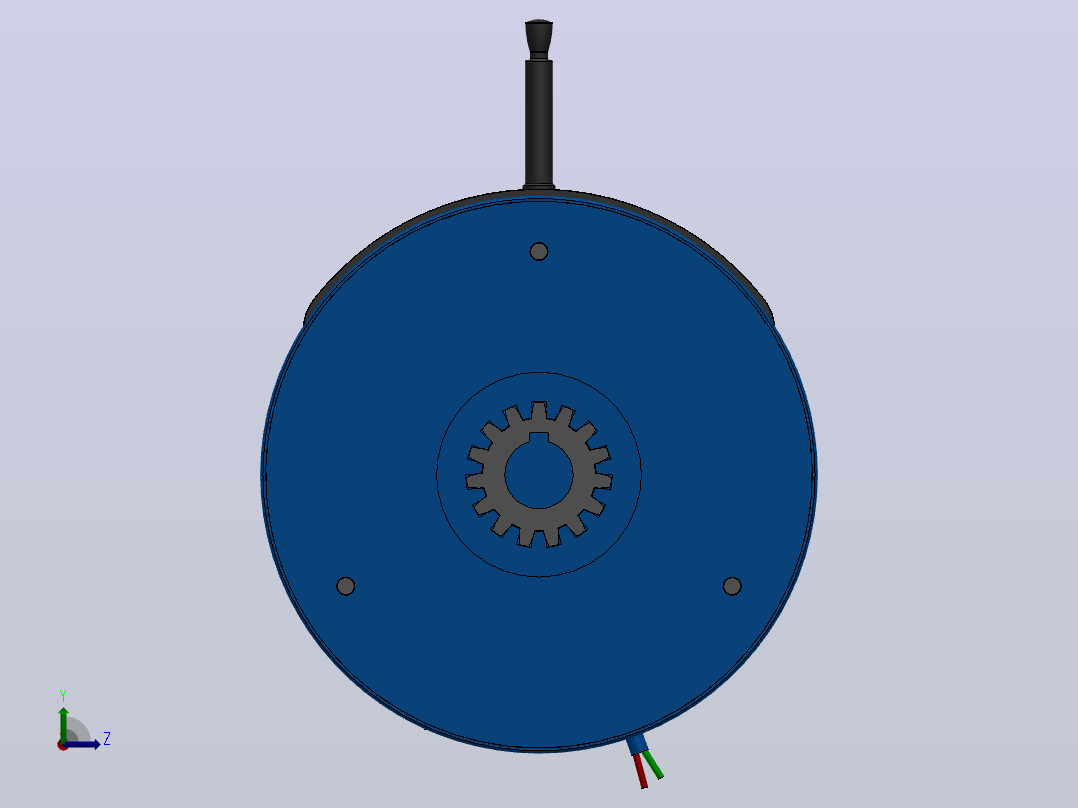 MD-B型电磁圆盘式制动器_MD17-160-B-30-RL-DC24V左视图