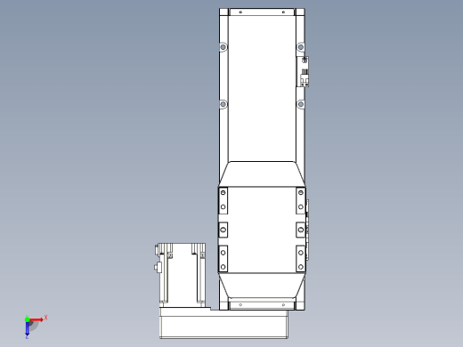 滚珠丝杠直线轴内置导轨TPA-GCR-150-2010C-L250-MR-M75-N3俯视缩略图