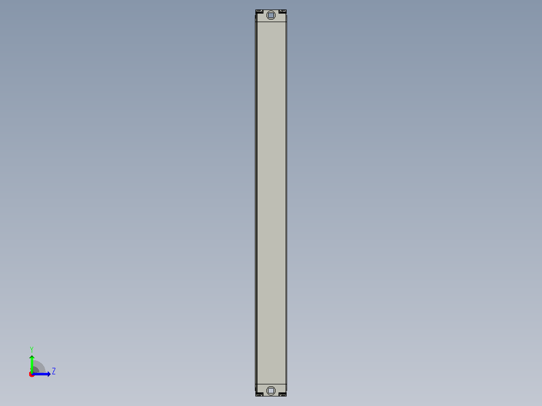 XTD0840安全光栅左视图