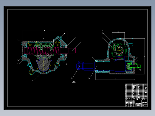 GX1608A型循环球齿条-齿扇式转向器设计