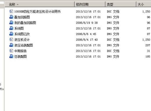 YA32-1000KN四柱万能液压机设计 含CAD图纸说明文档参考缩略图