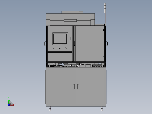 复杂的自动组装机前视缩略图