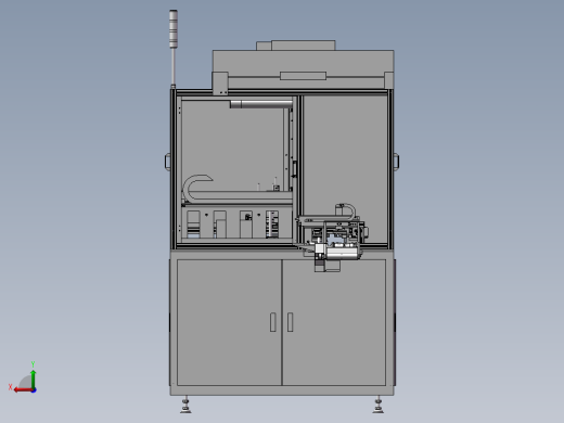 复杂的自动组装机后视缩略图