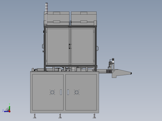 复杂的自动组装机右视缩略图