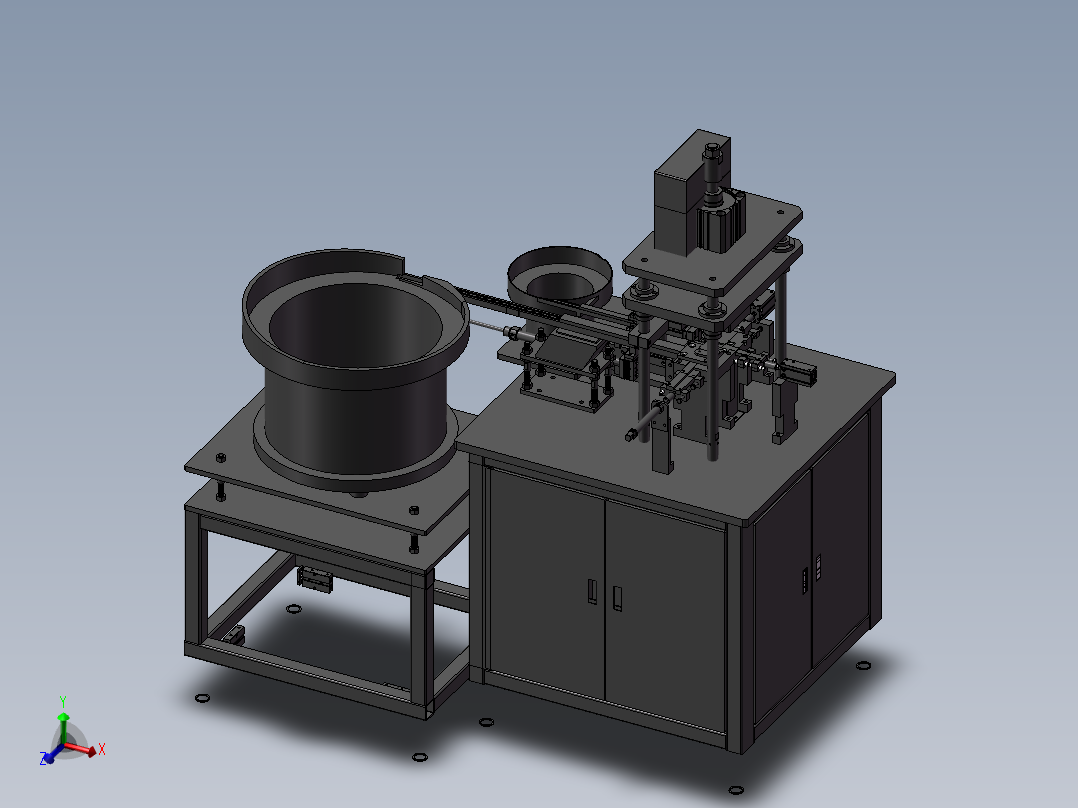非标自动化覆膜码垛机3D模型