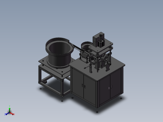 非标自动化覆膜码垛机3D模型正等轴测缩略图