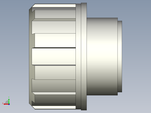 油箱蓋T.440-3D多系列多零件图纸模型后视缩略图
