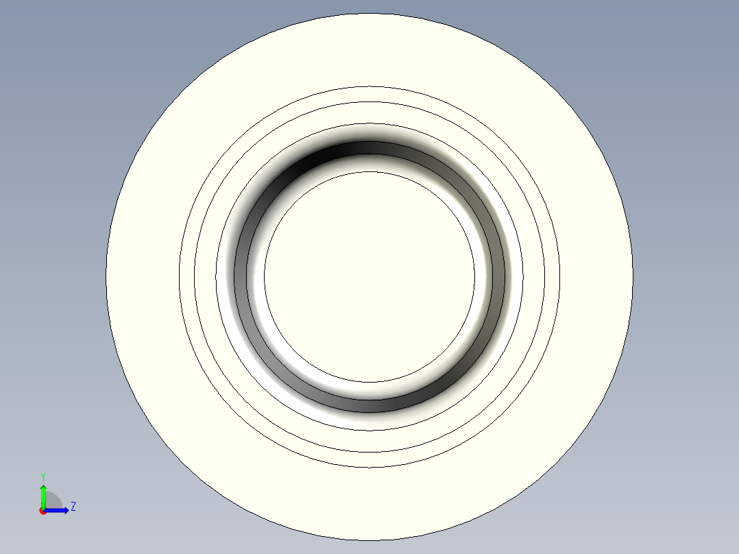 油箱蓋T.440-3D多系列多零件图纸模型左视图