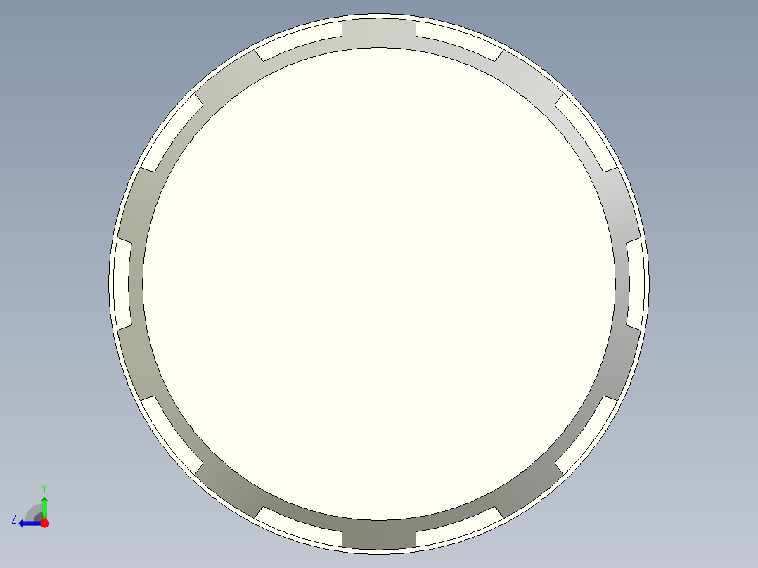 油箱蓋T.440-3D多系列多零件图纸模型右视图