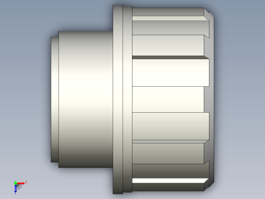 油箱蓋T.440-3D多系列多零件图纸模型俯视缩略图