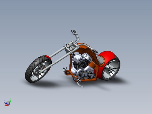 美式直升机摩托车