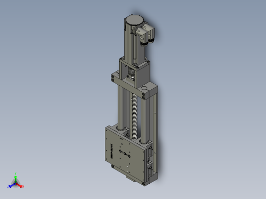 移动平台 带伺服（直径16mm 行程175mm）正等轴测缩略图