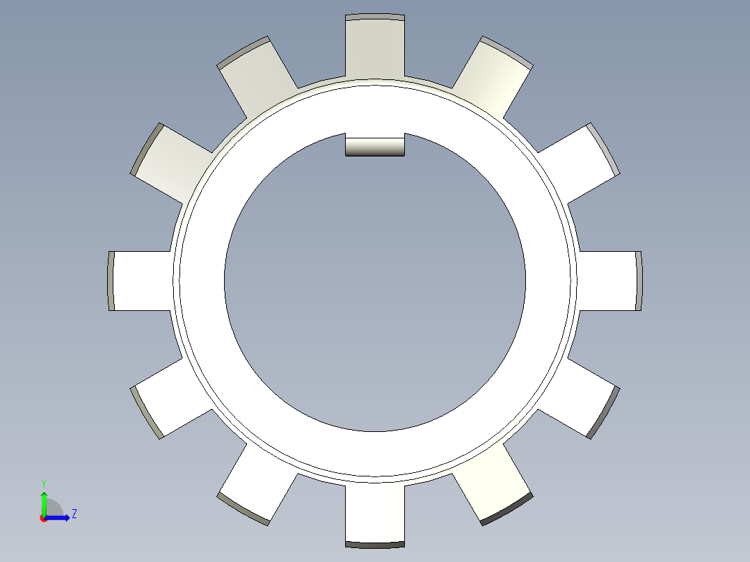 锁紧垫圈左视图