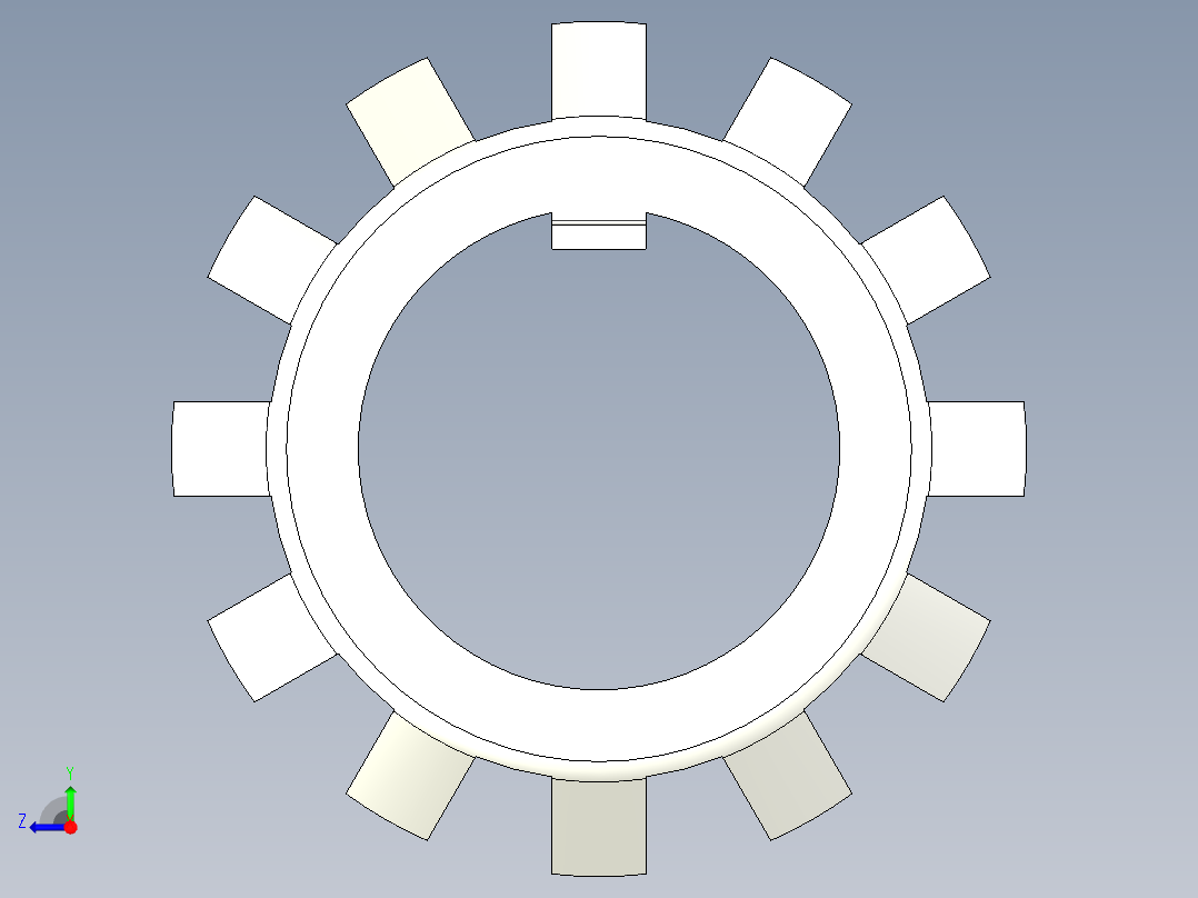 锁紧垫圈右视图