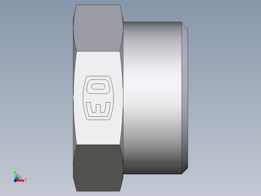 卡套式工业通用硬管接头EO_Blanking_plug_for_tube_ends_ROV38SCFX前视缩略图