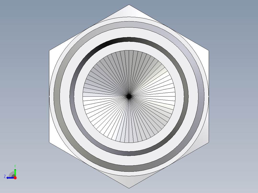 卡套式工业通用硬管接头EO_Blanking_plug_for_tube_ends_ROV38SCFX右视图