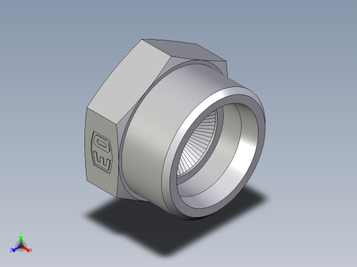 卡套式工业通用硬管接头EO_Blanking_plug_for_tube_ends_ROV38SCFX正等轴测缩略图