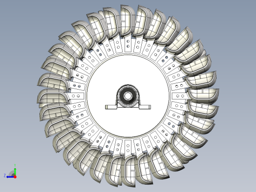Pelton和Turgo 水轮机右视缩略图