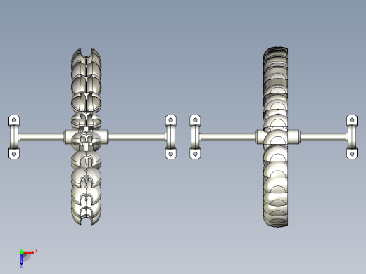 Pelton和Turgo 水轮机俯视缩略图