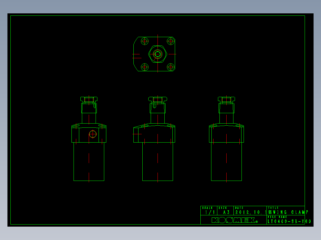 KOSMEKLT0400-SR-Y60多系列多零件图纸模型多系列多零件图纸模型