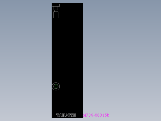 搖擺螺絲(B型)BJ736-B-2D多系列多零件图纸模型