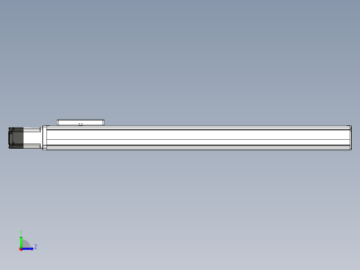 丝杠滑台-全封闭-EC17-Lx-C-S900-BC-P75-D3左视缩略图
