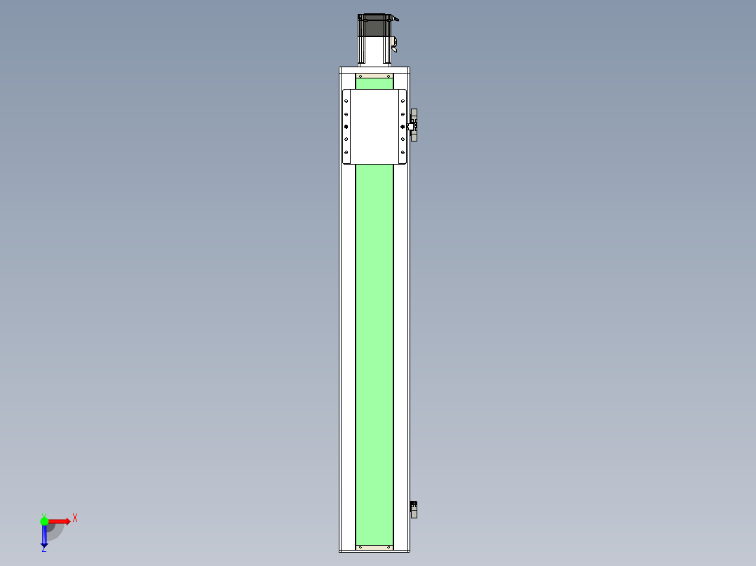 丝杠滑台-全封闭-EC17-Lx-C-S900-BC-P75-D3俯视图