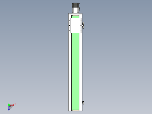 丝杠滑台-全封闭-EC17-Lx-C-S900-BC-P75-D3俯视缩略图