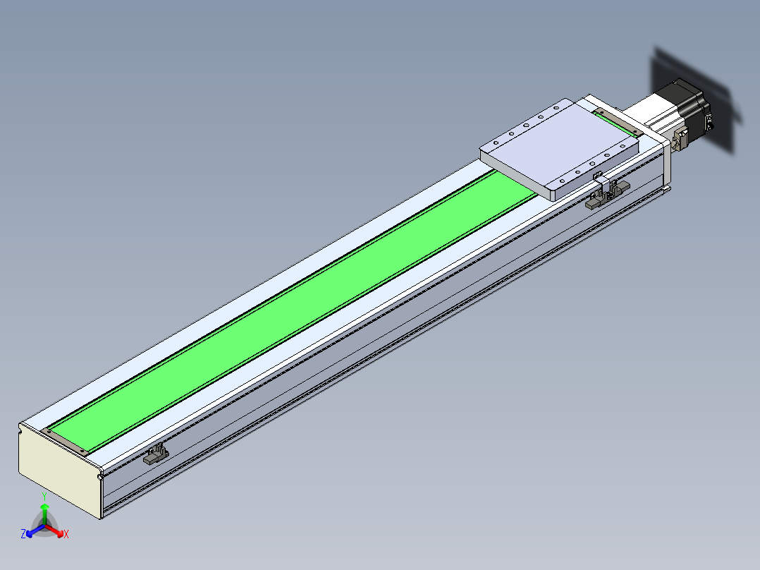 丝杠滑台-全封闭-EC17-Lx-C-S900-BC-P75-D3正等轴测图