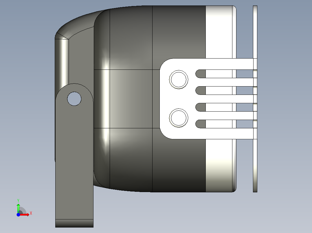 Arctic V2风扇前视图