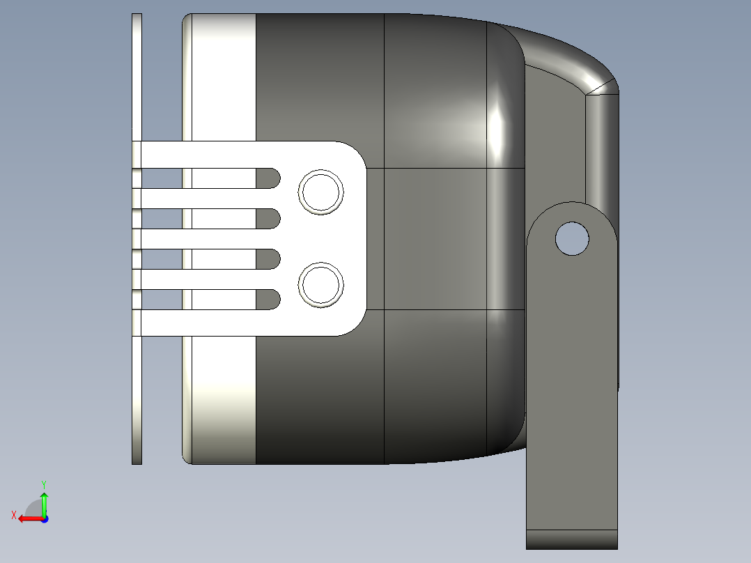 Arctic V2风扇后视图