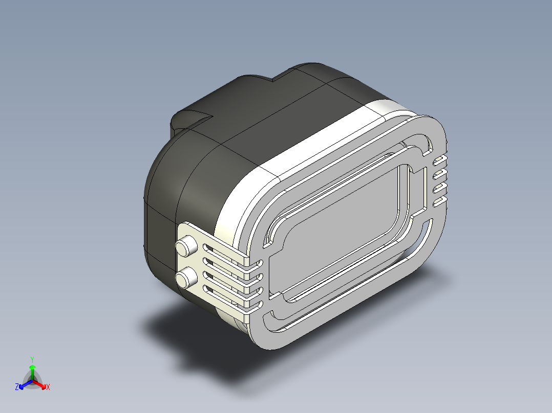 Arctic V2风扇正等轴测图
