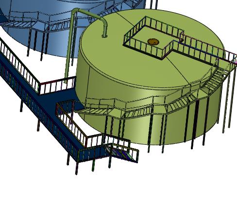 大型石化公司储油罐