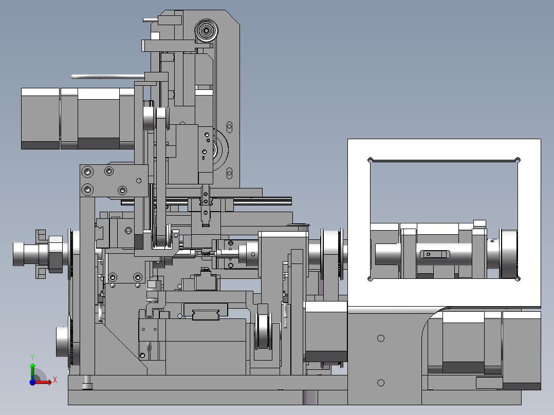 非标机械传动装置前视图