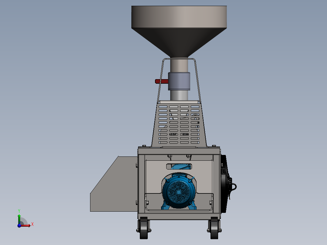 稻谷脱壳机-SW STP前视图