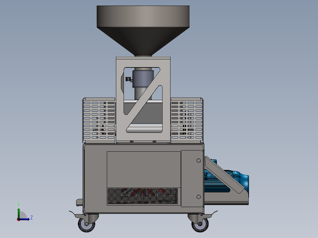 稻谷脱壳机-SW STP左视图
